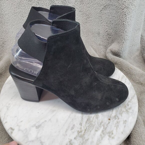Cordani Shoes Womens EU 37 US 6.5-7 Black Suede Gerry Ankle Boots - Picture 4 of 11